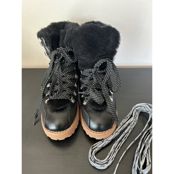 J. Crew Black and Brown Winter Boots - Picture 3 of 6